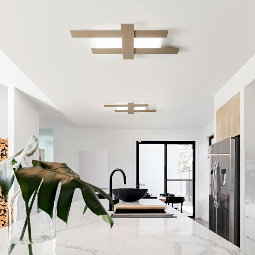 Gea Luce DOHA P P T - LED Plafon DOHA LED/30W/230V 65,5 cm beżowy