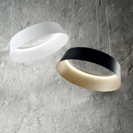 Gea Luce JULIETTE S N - LED Żyrandol ściemnialny na lince JULIETTE LED/50W/230V czarne/złoty