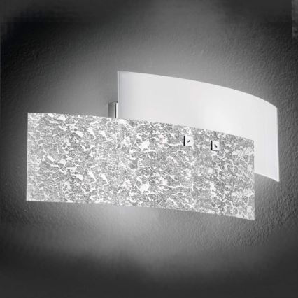 Gea Luce LARA A P arg - Kinkiet LARA 2xE14/42W/230V srebrne
