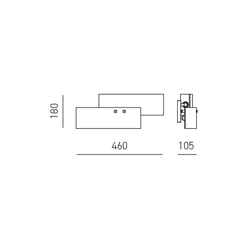 Gea Luce LARA A P arg - Kinkiet LARA 2xE14/42W/230V srebrne