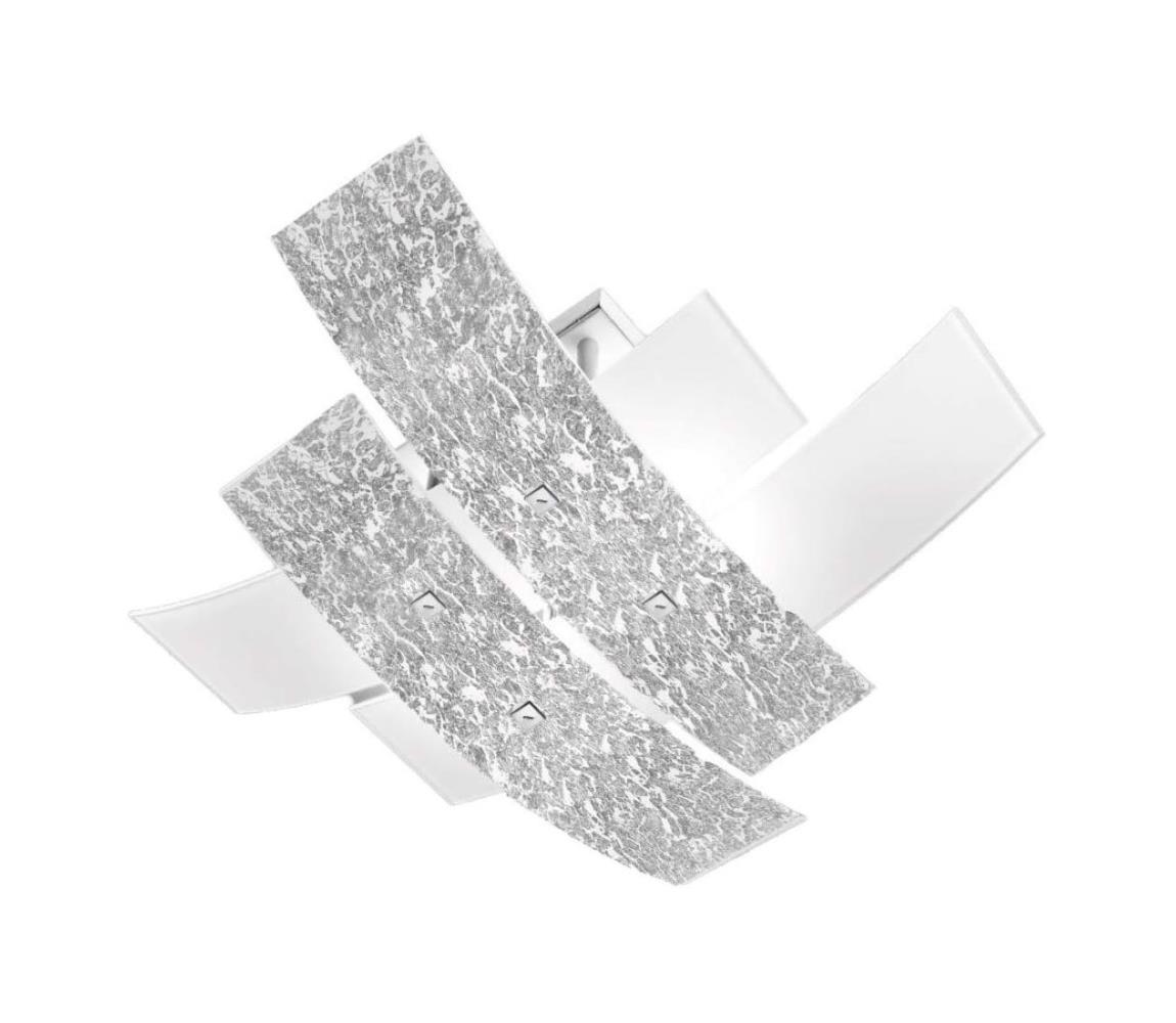 Gea Luce LARA P G arg - Lampa sufitowa LARA 4xE27/52W/230V 91 cm srebrna