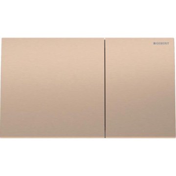 Geberit 115.622.QB.1 - Przycisk spłukujący Sigma70 25x14,6 cm, szczotkowane czerwone złoto