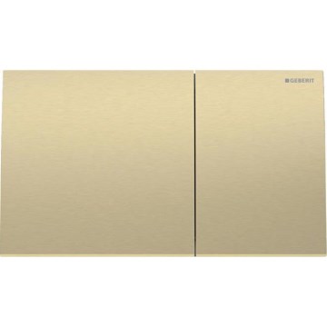 Geberit 115.622.QF.1 - Przycisk spłukujący Sigma70 25x14,6 cm szczotkowany mosiądz