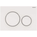 Geberit 115.882.11.1 - Przycisk spłukujący Sigma20 24,6x16,4 cm biały