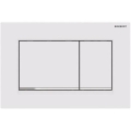 Geberit 115.883.JT.1 - Przycisk spłukujący Sigma30 24,6x16,4 cm biały/błyszczący chrom