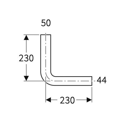 Geberit 118.003.11.1 - kolanko spłukujące 90° biały alpejski