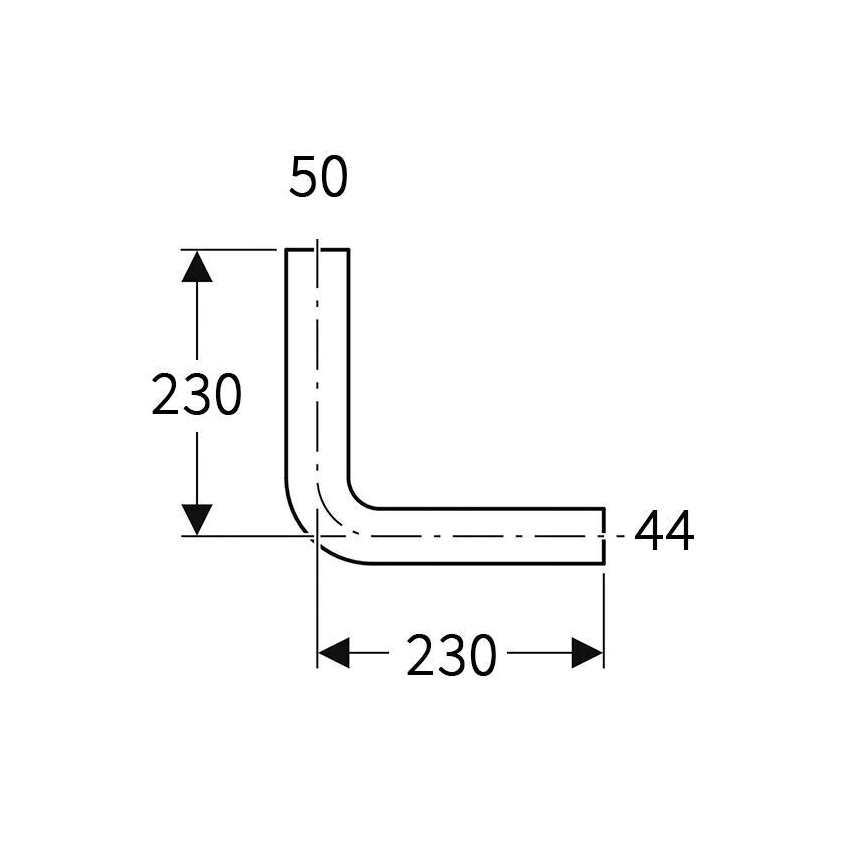 Geberit 118.003.11.1 - kolanko spłukujące 90° biały alpejski