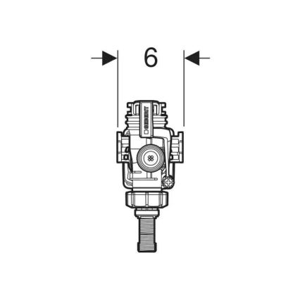 Geberit 240.705.00.5 - Zawór napełniający do spłuczek podtynkowych Typ 383