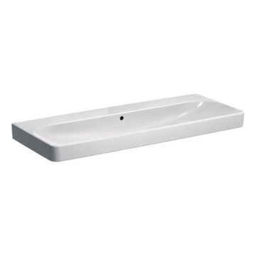 Geberit 500.225.01.1 - Wisząca umywalka podwójna Smyle Square 120x48 cm ceramika/biała