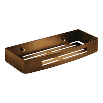 Gedy - Półka ścienna do prysznica SMART 30x12,8 cm brązowa