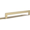 Gedy - Półka z wieszakiem na ręczniki CLEO 50 cm, matowe złoto