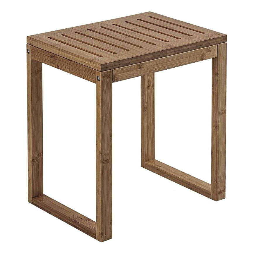 Gedy - Taboret łazienkowy HIMALAYA 39,5x44,3 cm bambus