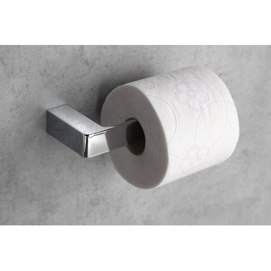 Gedy - Uchwyt na papier toaletowy PIRENEI chrom błyszczący