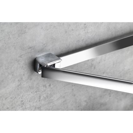 Gedy - Wieszak na ręcznik ścienny obrotowy PIRENEI 36 cm chrom błyszczący
