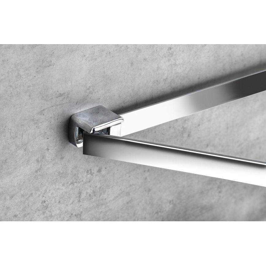 Gedy - Wieszak na ręcznik ścienny obrotowy PIRENEI 36 cm chrom błyszczący