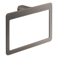Gedy - Wieszak ścienny na ręczniki PIRENEI 15x23 cm metaliczny szary