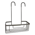 Gedy - Wisząca półka prysznicowa SMART 37,5x30 cm, metaliczny odcień szarości