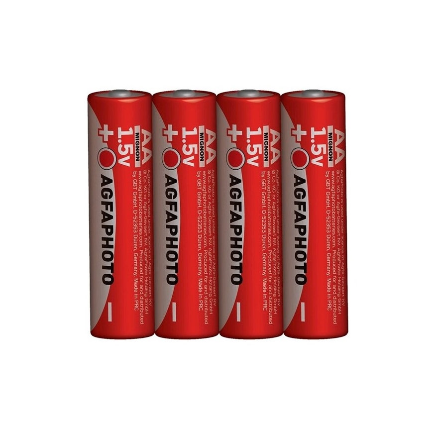 4 szt. Bateria cynkowa AA 1,5V