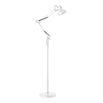 Giętna lampa podłogowa AURIQ 1xE27/60W/230V 184 cm biała