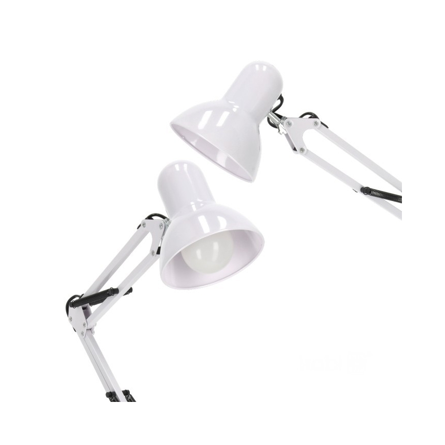 Giętna lampa podłogowa AURIQ 1xE27/60W/230V 184 cm biała