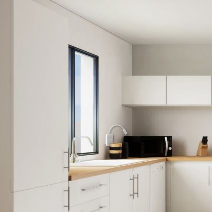 Giętna lampka ścienna LED z portem USB BASE LED/8W + LED/2W/230V biała