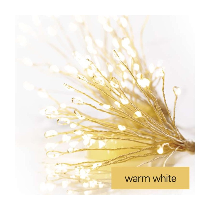 Girlanda LED 150 diod/5,35 m, ciepła biel