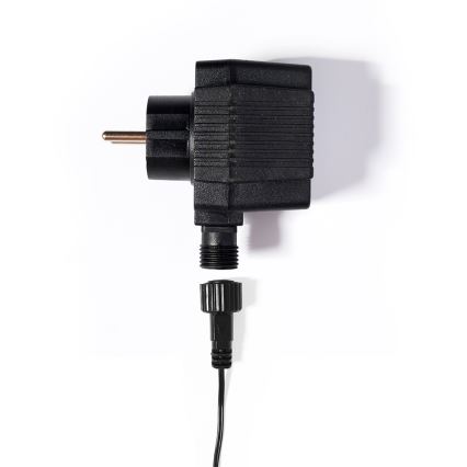 LED girlanda zewnętrzna CONE FILAMENT 20xE10 19m kolorowa/ciepła biała IP44, Wyprodukowano w UE