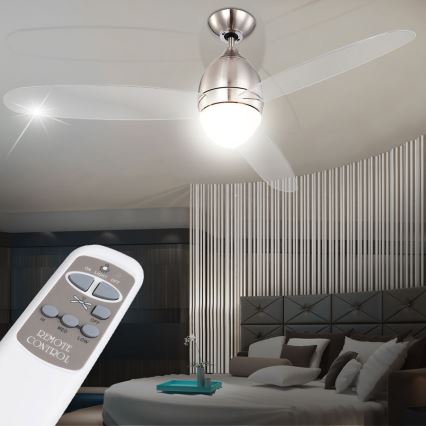 GLOBO 0302 - Stropní ventilátor PREMIER 2xE14/40W/230V