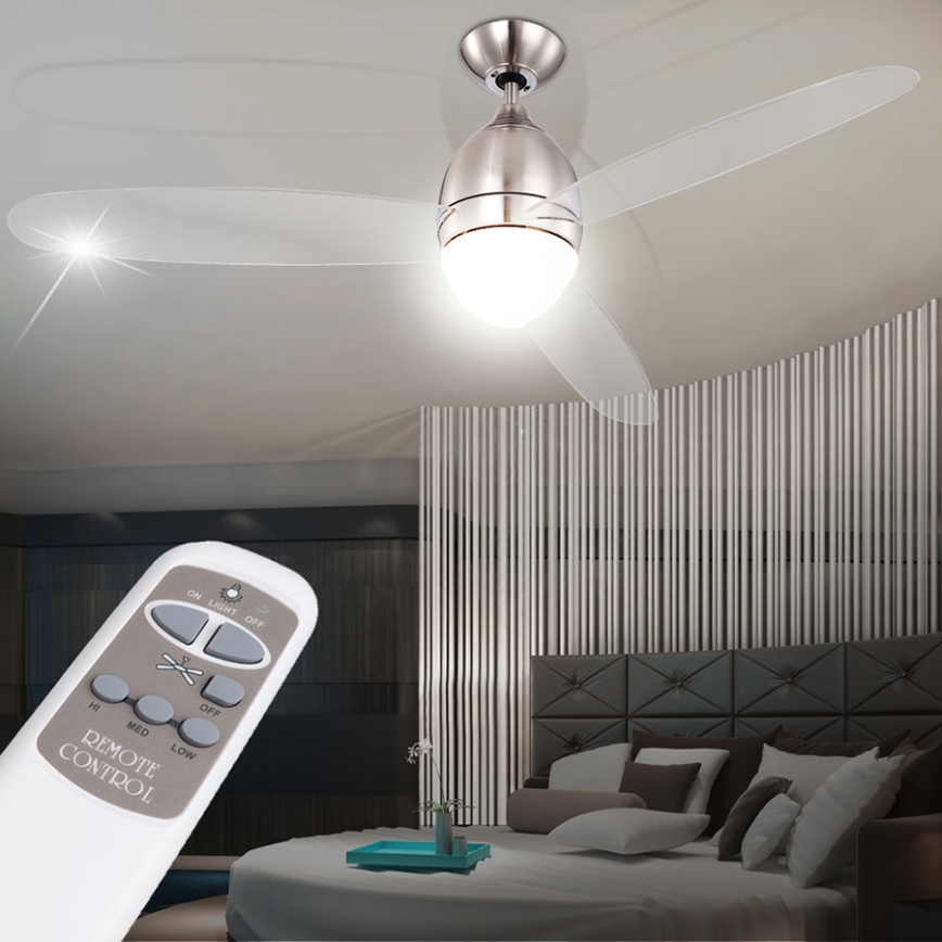 GLOBO 0302 - Stropní ventilátor PREMIER 2xE14/40W/230V