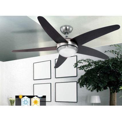GLOBO 0306 - Stropní ventilátor FABIOLA 1xR7S/80W/230V