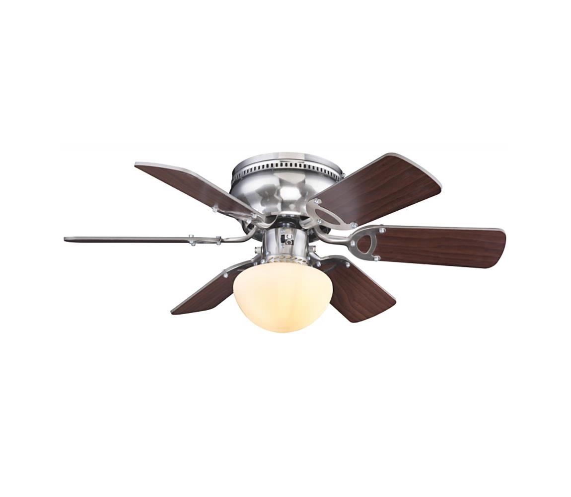 Globo 0307WE - Wentylator sufitowy UGO 1xE27/60W/230V
