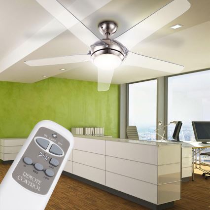 GLOBO 0344 - Wentylator sufitowy FABIOLA 1xLED/20W/230V