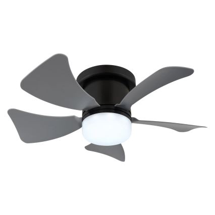 Globo - LED Ściemnialny wentylator sufitowy LED/10W/230V 3000-6500K szary + zdalne sterowanie