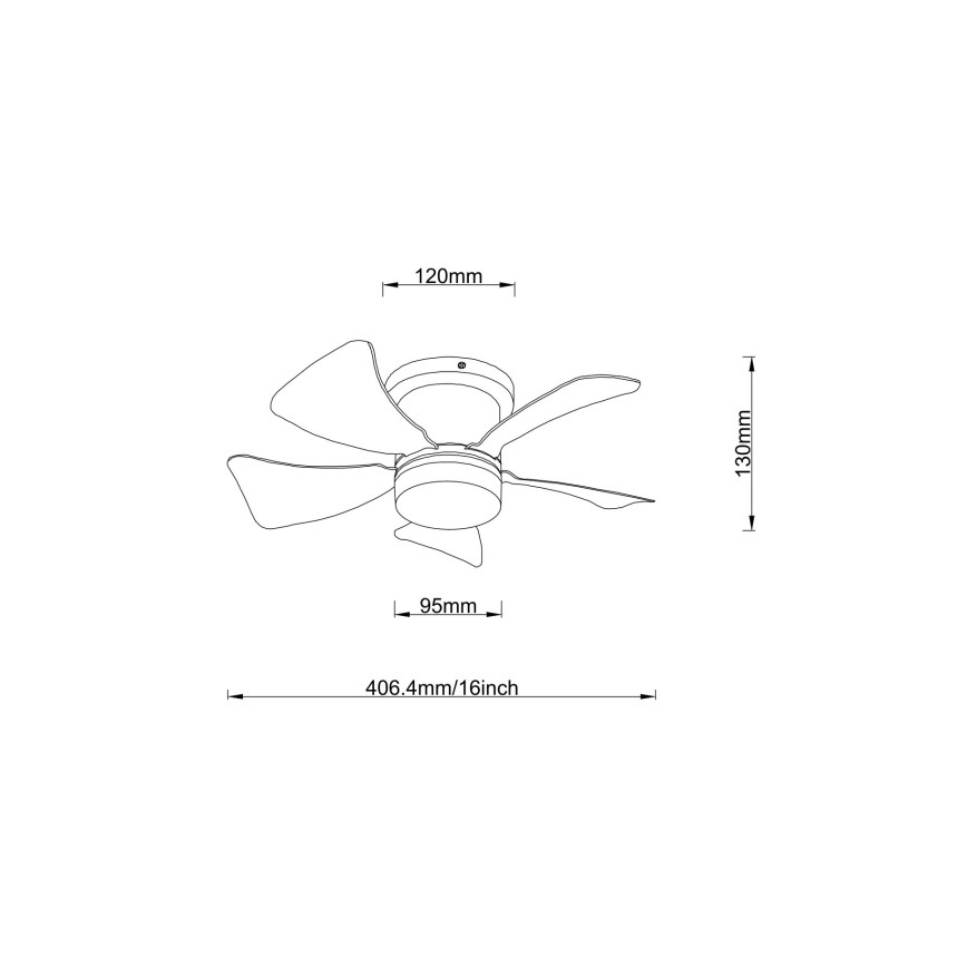 Globo - ściemnialny wentylator sufitowy LED/10W/230V 3000-6500K wielokolorowy + pilot