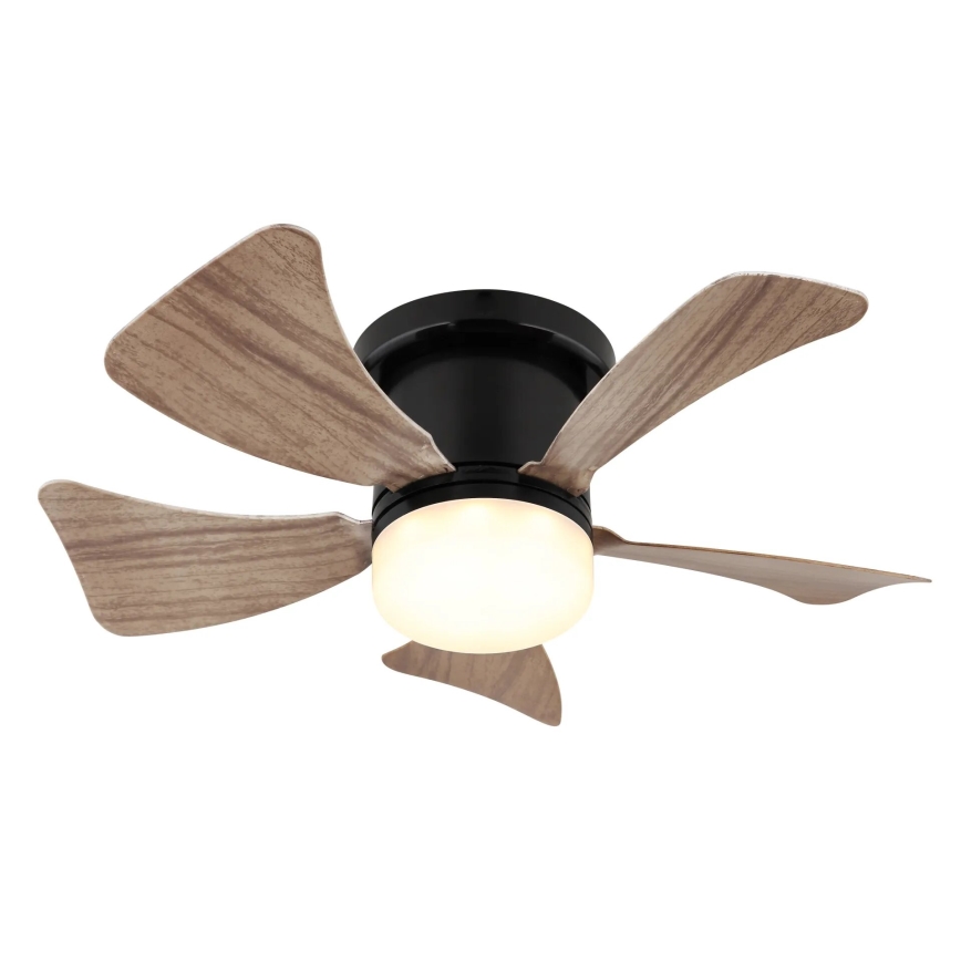 Globo - LED Ściemnialny wentylator sufitowy LED/10W/230V 3000-6500K brązowy + zdalne sterowanie