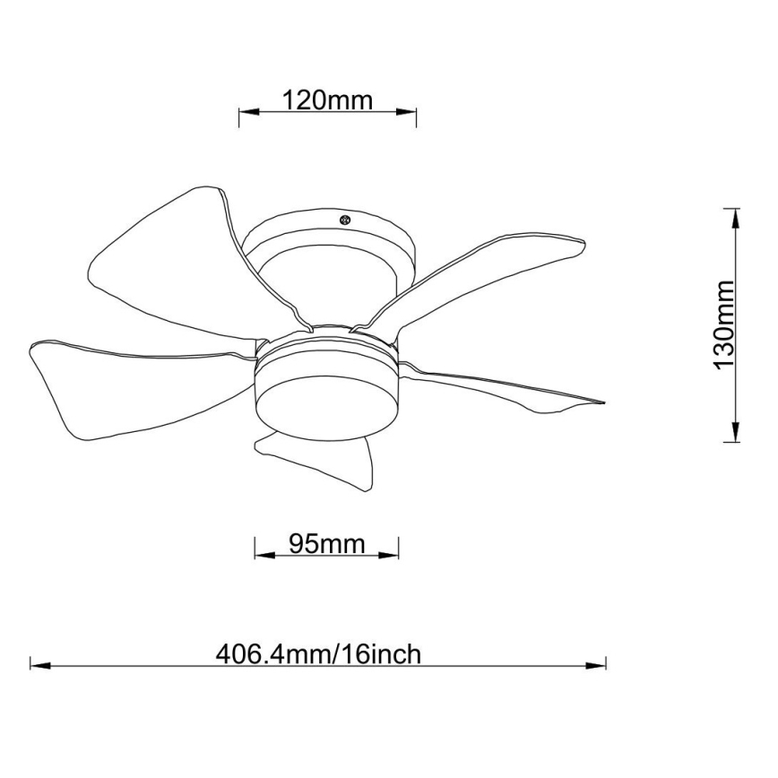 Globo - LED Ściemnialny wentylator sufitowy LED/10W/230V 3000-6500K brązowy + zdalne sterowanie
