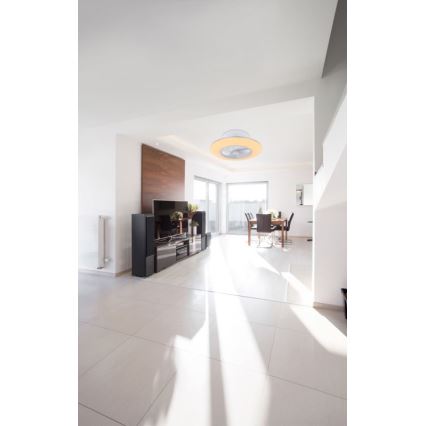 Globo - LED Ściemniany plafon z wentylatorem LED/40W/230V 3000-6000K + zdalne sterowanie