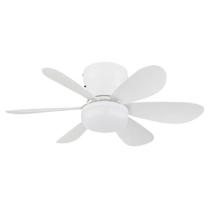 Globo - LED ściemnialny wentylator sufitowy LED/5W/230V 2700-6500K biały + pilot zdalnego sterowania