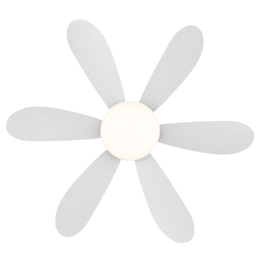Globo - LED ściemnialny wentylator sufitowy LED/5W/230V 2700-6500K biały + pilot zdalnego sterowania