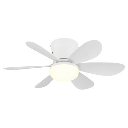 Globo - LED ściemnialny wentylator sufitowy LED/5W/230V 2700-6500K biały + pilot zdalnego sterowania