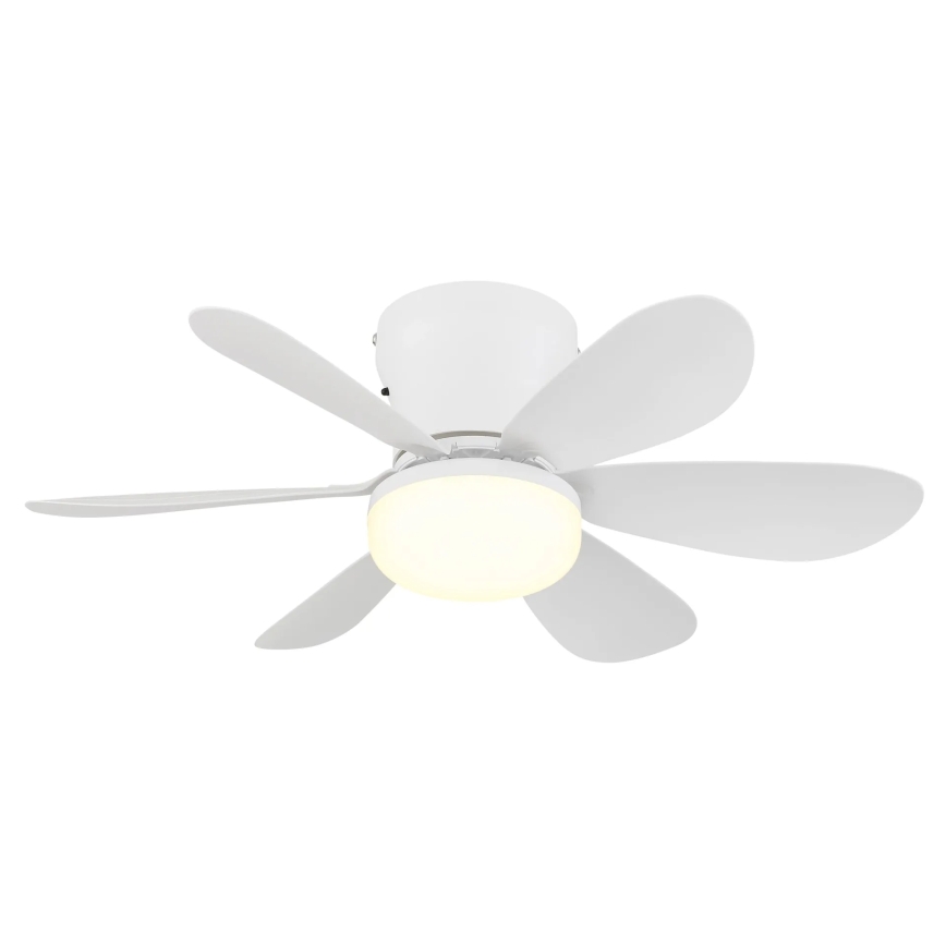 Globo - LED ściemnialny wentylator sufitowy LED/5W/230V 2700-6500K biały + pilot zdalnego sterowania