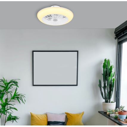 Globo 03632W - LED Plafon z wentylatorem LAFEE LED/18W/230V