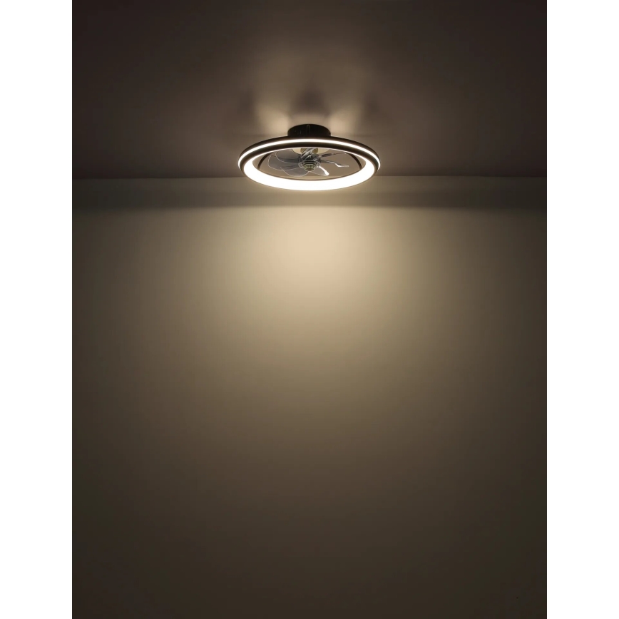 Globo - LED Regulowany sufitowy wentylator LED/40W/230V 3000-6500K + pilot do zdalnego sterowania