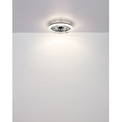 Globo - LED Ściemnialny wentylator sufitowy LED/30W/230V 2700-6000K + pilot zdalnego sterowania