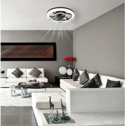 Globo - LED sufitowy wentylator z regulacją jasności LED/30W/230V 2700-6000K + pilot zdalnego sterowania