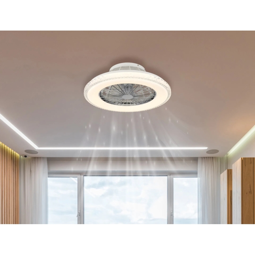 Globo - LED Ściemnialny wentylator sufitowy LED/40W/230V 3000-6500K + pilot zdalnego sterowania