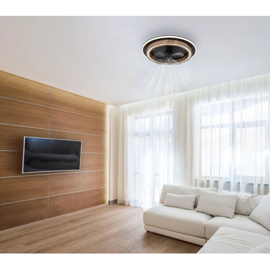 Globo - ściemnialny sufitowy wentylator LED/32W/230V 2700-6500K + pilot zdalnego sterowania