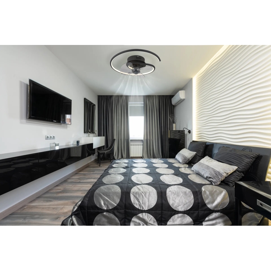 Globo - LED Ściemnialny wentylator sufitowy LED/30W/230V 2700-6500K + pilot zdalnego sterowania