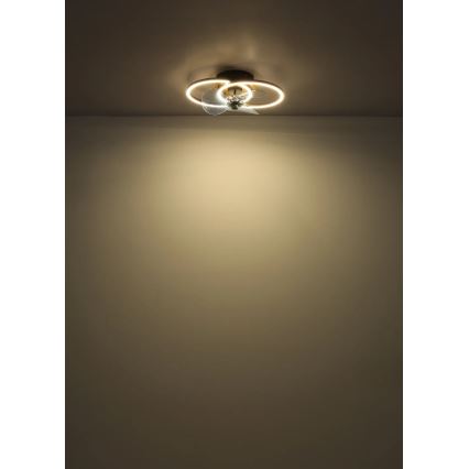 Globo - LED sufitowy wentylator z regulacją jasności LED/24W/230V 2700-6500K + pilot zdalnego sterowania