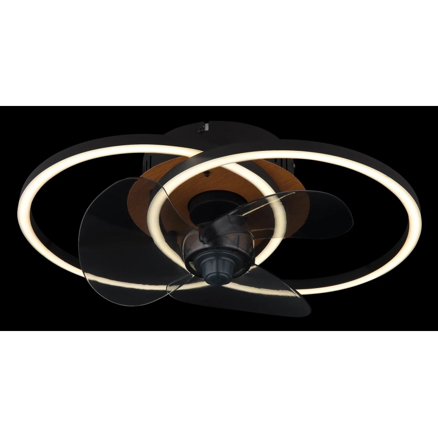 Globo - LED sufitowy wentylator z regulacją jasności LED/24W/230V 2700-6500K + pilot zdalnego sterowania